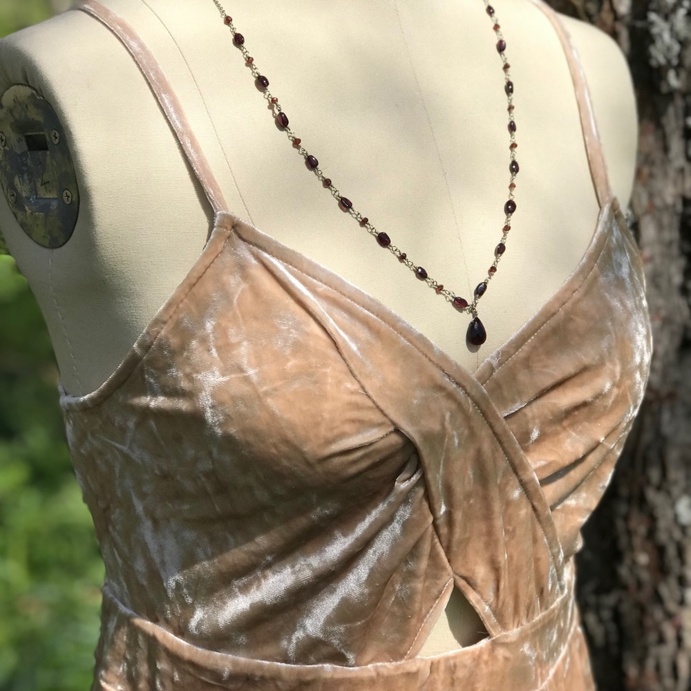 New Crushed Velvet Dress